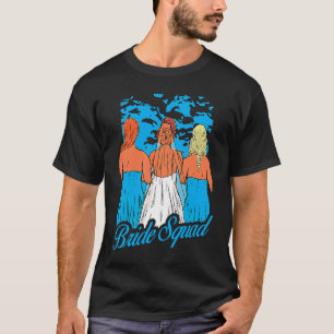 bruid squad vrouwen bruiloft partij t-shirt