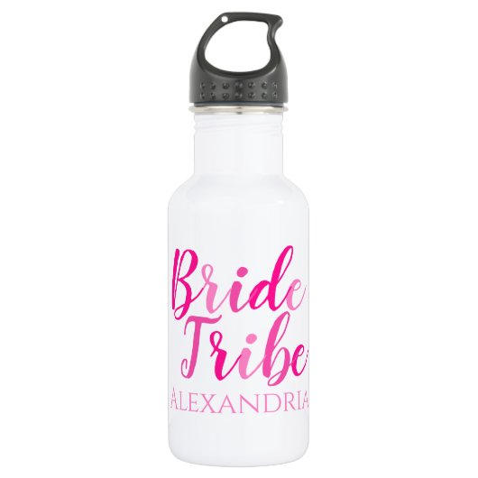 Bruid Stam Heet Roze Waterfles (Voorkant)