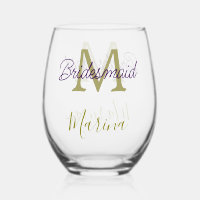 Bruid stam monogram bruiloft eenvoudig goud