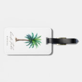 Bruid Stam Palmboom Bruidsmeisje Bagage Label (Achterkant horizontaal)
