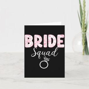 Bruid Team Bachelorette Feest Coquette Strik Kaart