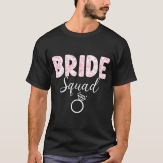 Bruid Team Bachelorette Feest Coquette Strik T-shirt