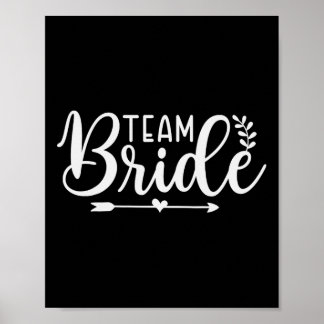 Bruid Team Bachelorette Party Bruidsmeisje Crew Br Poster