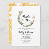 Bruid to Be Greenery bruids douche uitnodiging (Voorkant / Achterkant)