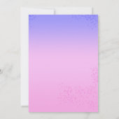 Bruid-to-Be uitnodiging met Peacock-geïnspireerd (Achterkant)