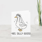 Bruid to be Wedding Gekke bruidgans Gettin' Loos Kaart (Voorkant)