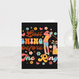Bruid to zijn Golf Bachelorette laatste swing voor Kaart