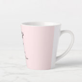 Bruid Toekomst Mrs Blush Pink Latte Mok (Rechts)