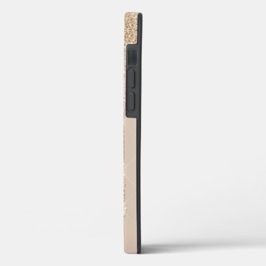 Bruid Toekomst Mrs Gold Glitter Drip Case-Mate iPhone Case (Achterkant / Links)