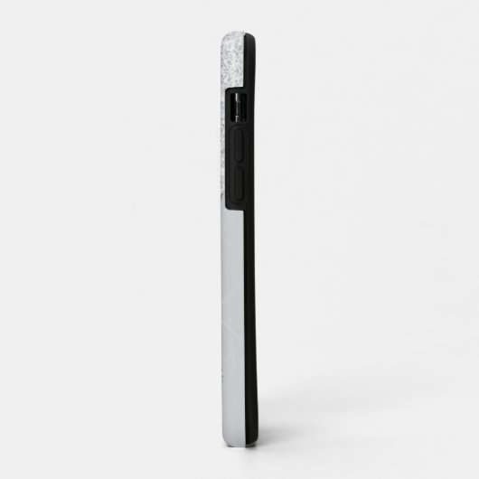 Bruid Toekomst Mrs Silver Glitter Drip Case-Mate iPhone Case (Achterkant/links)