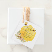 Bruid Tot Bij Honeybee Bloemige Bruidsdouche Bedankjes Labels (In situ)