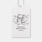 Bruid Tot Bruids Bruiloft Feest Cadeaulabel (Voorkant)