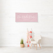 Bruid Tribe Blush Roze Trouwbanner Spandoek (Insitu)