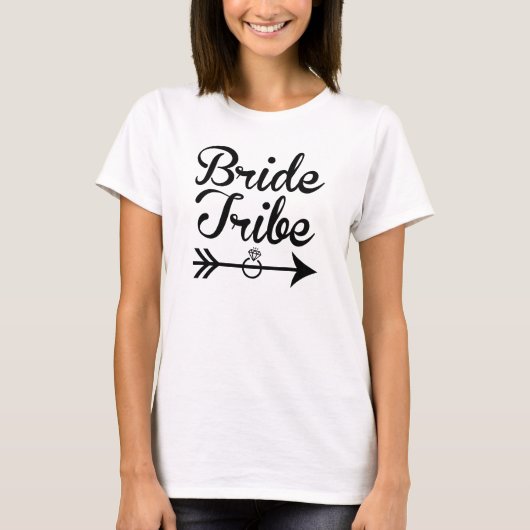 Bruid Tribe Bruidsmeisje vrouwen T-shirt (Voorkant)