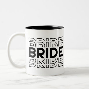 Bruid tweekleurige koffiemok