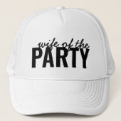 Bruid van de Party Bruid Trucker Hoed Bachelorette Trucker Pet (Voorkant)