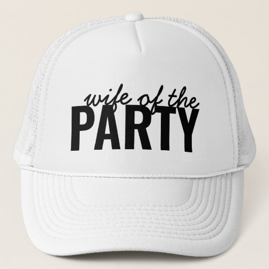 Bruid van de Party Verpleegster Hoed Bachelorette Trucker Pet (Voorkant)