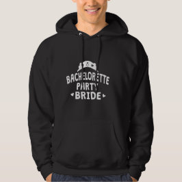 bruid van een vrijgezellenfeest hoodie