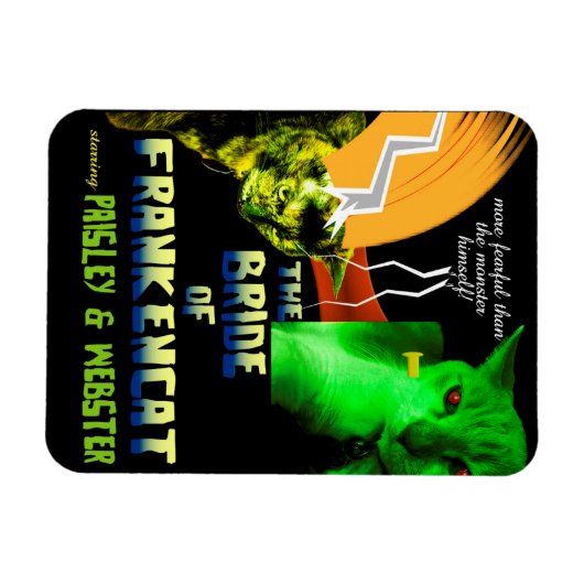 Bruid van Frankencat Magnet Magneet (Horizontaal)