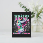 Bruid van Frankenstein Bootleg Style Briefkaart (Staand voorkant)