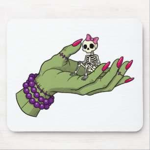 Bruid van Frankenstein Hand met Skeleton Bow GOT Muismat