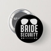 Bruid Veiligheid Trouwfeest Jonggezellenfeest Zonn Ronde Button 5,7 Cm (Voorkant /achterkant)