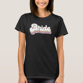 Bruid Vintage Bruid Bruidsmeisje Meisjesfeest T-shirt