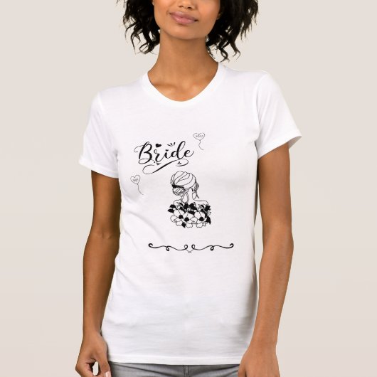 Bruid Vrijgezellenfeest Bachelorette Party T-shirt (Voorkant)