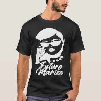 Bruid vrijgezellenfeest bruidsmeisje toekomstige v t-shirt