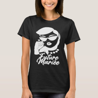 Bruid vrijgezellenfeest bruidsmeisje toekomstige v t-shirt
