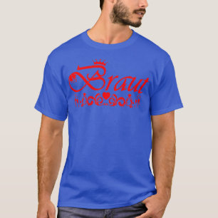 bruid vrijgezellenfeest rood t-shirt