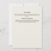 Bruid wit bruiloft jurk string verlichting gordijn kaart (Achterkant)