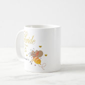 Bruid Wordt Bij Personaliseerbaar Bruidsboetiek Koffiemok (Voorkant links)