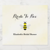 Bruid Wordt Bruid Bruiloft Feest Bier Etiket (Enkel label)