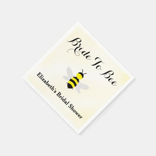 Bruid Wordt Bruid Bruiloft Feest Servet (Hoek)