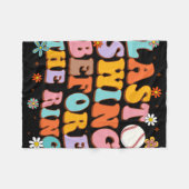 Bruid Wordt Bruid Laatste Swing Voor De Ring Tenni Fleece Deken (Voorkant (Horizontaal))