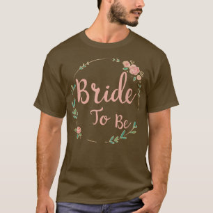 Bruid wordt Kippenfeest Bloem Bruid T-shirt
