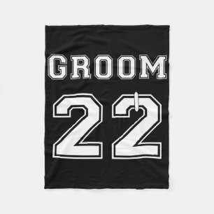 Bruidegom 2022 Verloving Feest Matching Honeymoon  Fleece Deken