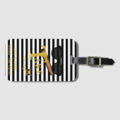 Bruidegom Bachelor Afscheid Reis   Bagagelabel (Voorkant (horizontaal))