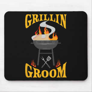 Bruidegom Bbq Grill Roker En Barbecue Chef Muismat
