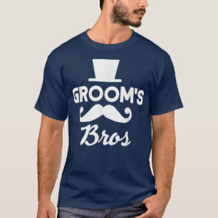 Bruidegom Bros Bruiloft Entourage Bachelorfeest T-shirt