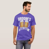 Bruidegom Brouw Crew  Grappige Groep Bier Drinken  T-shirt (Voorkant volledig)