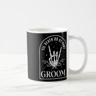 Bruidegom Bruid Skeleton Rock Hand Paren Trouwzaal Koffiemok