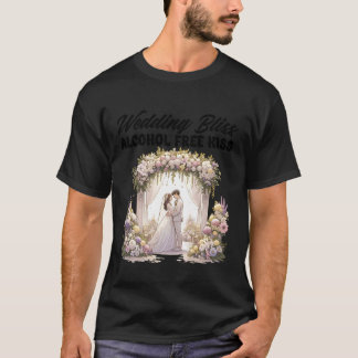 Bruidegom Bruid Vrijgezellenfeest Bruidsmeisjes Hu T-shirt