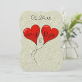 bruidegom-bruidegom-gasten Modern Kaart (Staand voorkant)