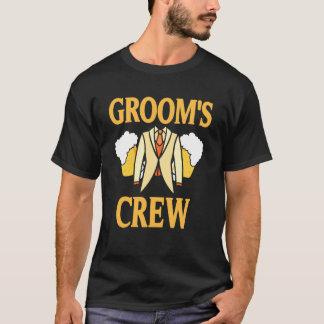 Bruidegom Crew Bachelorfeest Drankteam Troep T-shirt