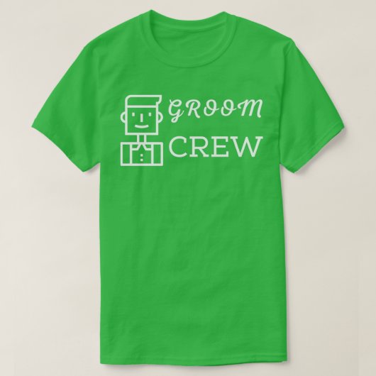 Bruidegom Crew T-shirt (Design voorkant)