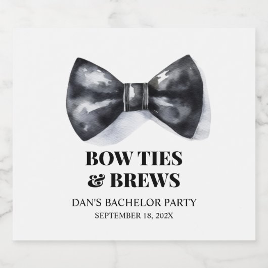 Bruidegom Das Bruiloft Bruidsjonker  Bier Etiket (Enkel label)