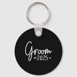 Bruidegom geschat 2025 Getrouwd Trouwen Verloving Sleutelhanger