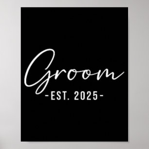 Bruidegom Geschat 2025 Overeenkomstig Klaarmaken B Poster